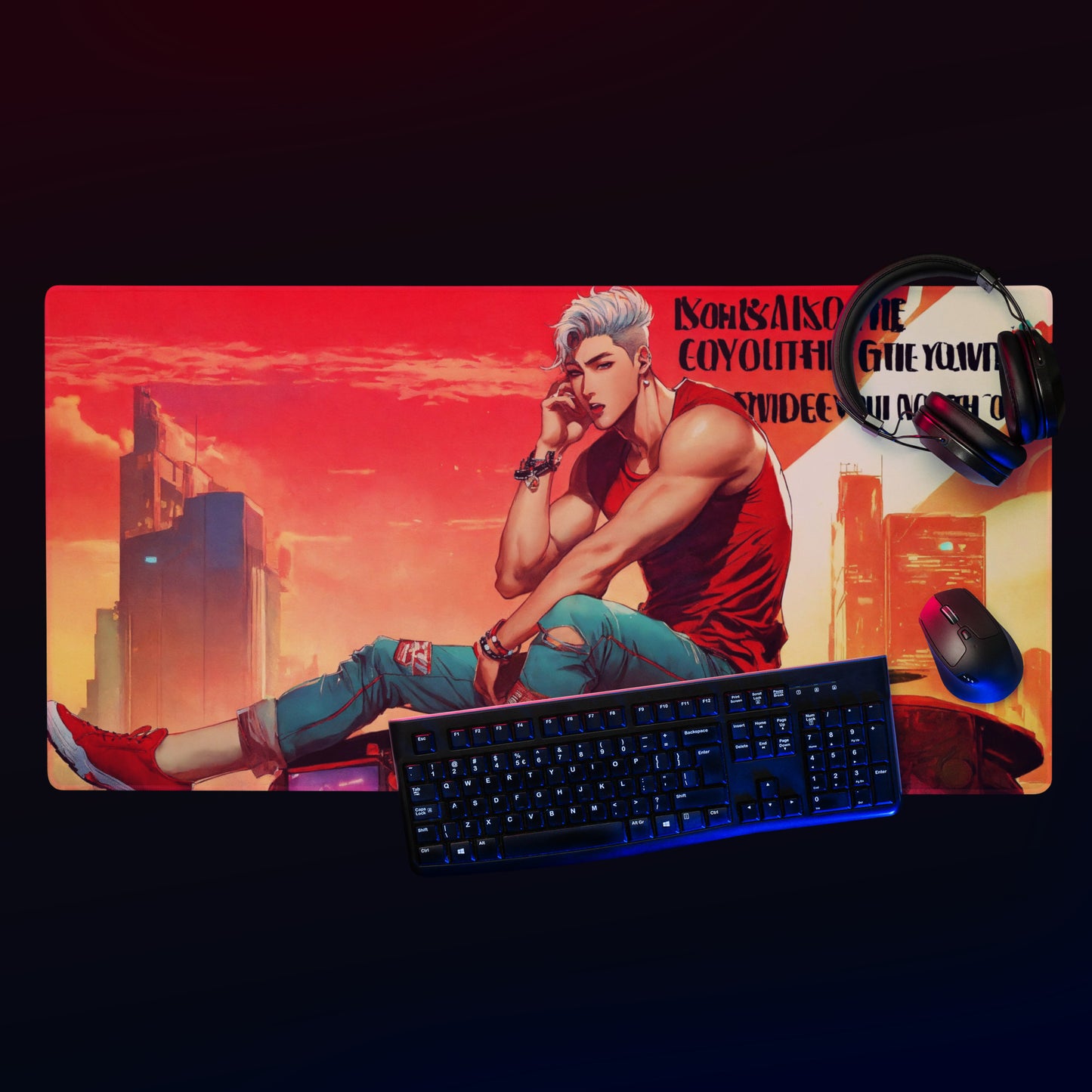 Gaming mouse pad